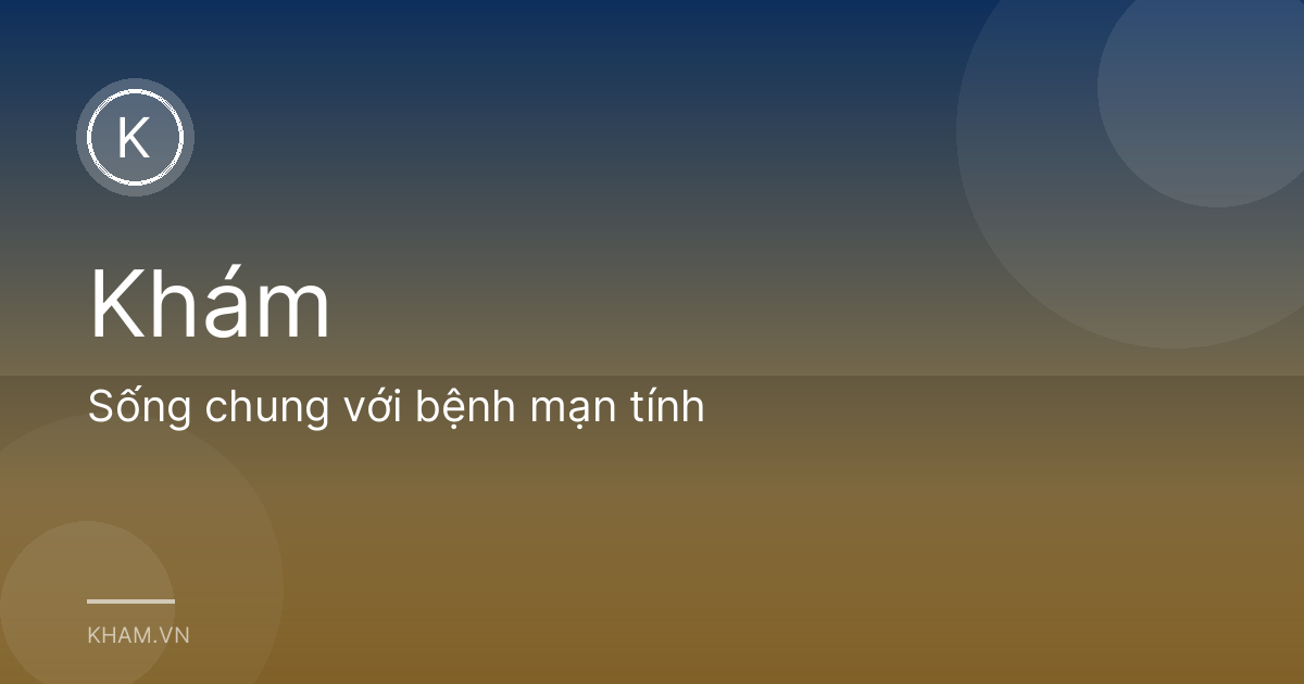 Sống chung với bệnh mạn tính
